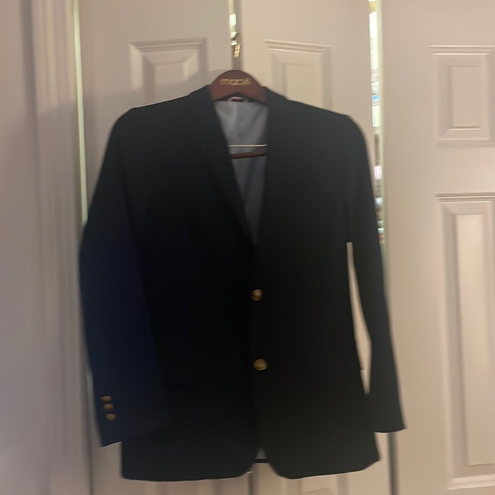 Boys classic navy blazer
